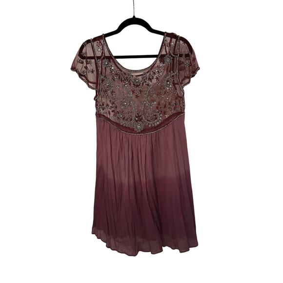 Free People Women's Embellished Palms Tunic - Size M - Picture 1 of 9